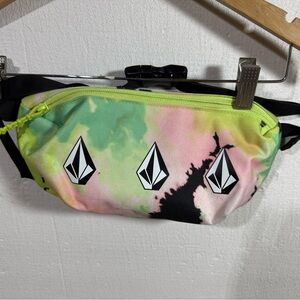 Tie Dye Volcom Fanny Pack Crossbody